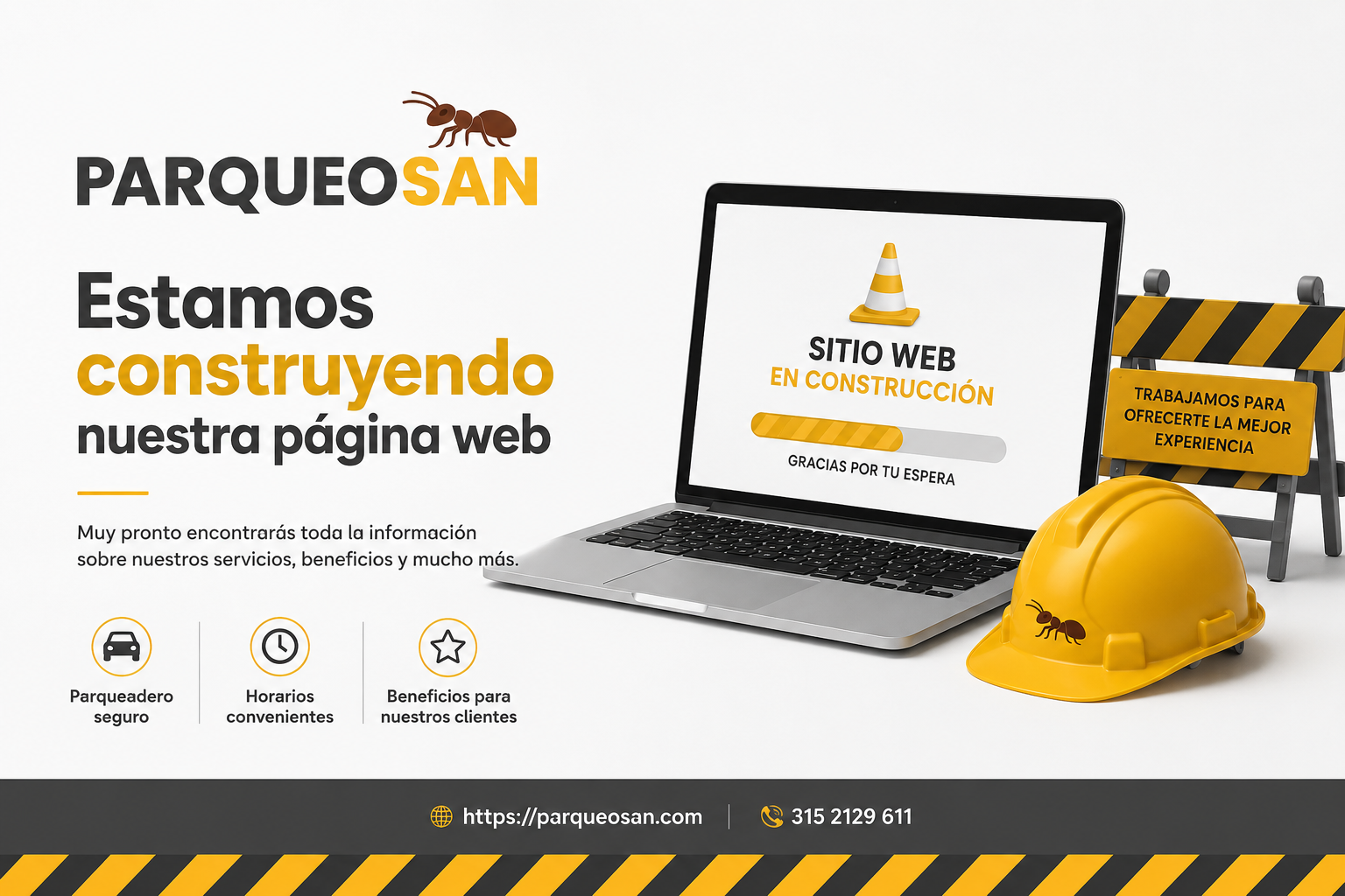 Estamos construyendo nuestro sitio web